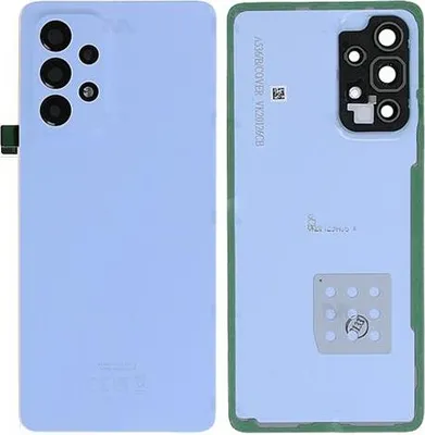 Produktbild von Akkudeckel kompatibel mit Samsung Galaxy A53 5G A536B mit Kameralinse, Awesome Blue