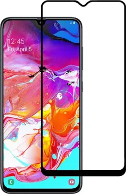 Produktbild von Smartphonica Samsung Galaxy A70 volle Abdeckung gehärtetem Glas Bildschirmschutz aus gehärtetem Glas mit abgerundeten Ecken