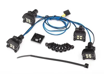 Produktbild von Traxxas TRX8086 LED Expeditionsgepäckträger Licht-Kit für #8111 Karosserie