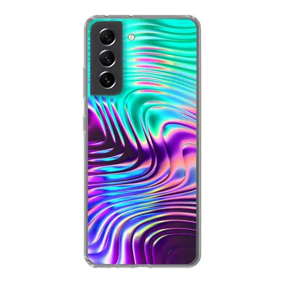 Produktbild von MuchoWow® Handyhülle Schutzhülle Hülle für Samsung Galaxy S21 FE Kunst - Golf - Psychedelisch Silikon Softcase Handy Hülle - Mobiltelefonhülle