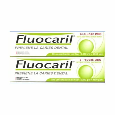 Obrázek produktu pro Zubní pasta Fluocaril s mátovou příchutí Prevencia3n Karies 2x125ml