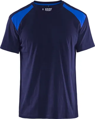 Produktbild von Blakläder® T-Shirt 3379 1042 in div. Farben, Farbe:marineblau/kornblau, Größe:L