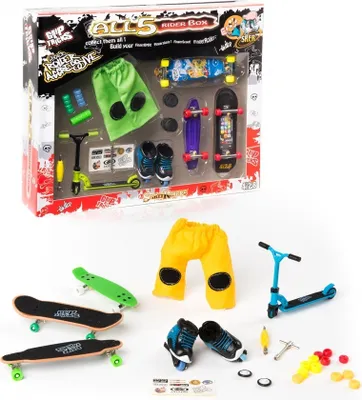Produktbild von Fingerspielzeug-Set 5 Fahrer Box mit Fingerhose, Fingersocken und Finger Roller