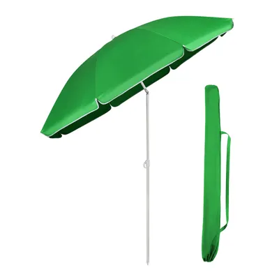 Produktbild von Sekey Sonnenschirm 180 cm Rund Balkonschirm Strandschirm mit Schutzhülle UV Schutz Windstabil Wasserabweisend, Grün