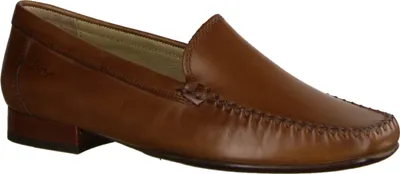 Produktbild von Damenslipper Sioux Campina, Cognac, Leder, Mokassin, - Damenschuhe Slipper / Trotteur, Braun, leder (candala), absatzhöhe: 15 mm