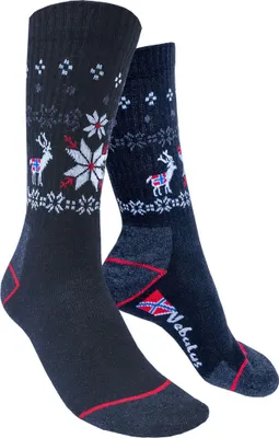 Produktbild von Nebulus Norweger Thermosocken 3er Pack WOOLY Herren, Thermosocken, atmungsaktive Socken, P6440 - Herren, schwarz, 43-46