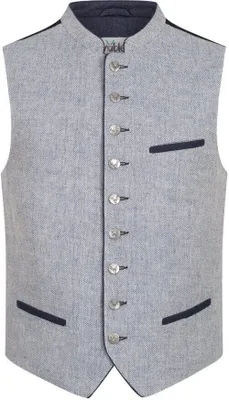 Produktbild von Trachtengilet Kajetan in Blau von Nübler, Größe:50