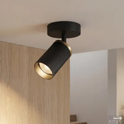 Produktbild von home24 Deckenleuchte - 1-flammig - Eisen
