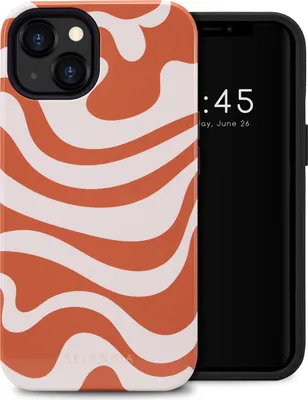 Produktbild von Selencia Vivid Back Cover iPhone 13 - Dream Swirl Orange