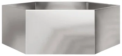 Zdjęcie produktu dla vidaXL Sadzarka sześciokątna 138x120x45 stal nierdzewna