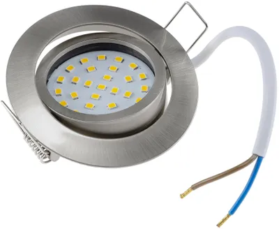 Obrázek produktu pro ChiliTec LED vestavné světlo Flat-26 teplá bílá 80x26mm, 4W, 330lm, kartáčovaná nerezová ocel