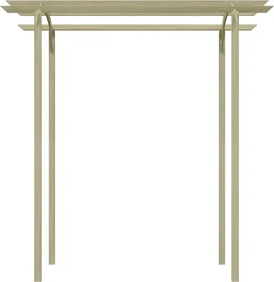 Produktbild von vidaXL Garten-Pergola Kiefernholz Imprägniert 180x197x210 cm