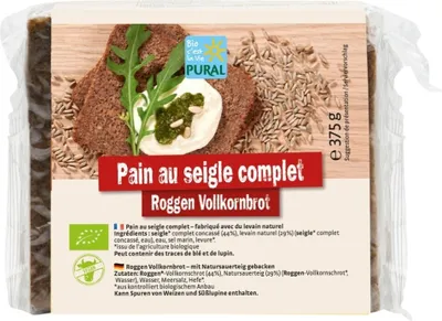 Produktbild von Roggen Vollkornbrot 375g