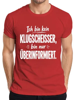 Productafbeelding van Ik ben geen betweter, dit is gewoon een sarcastisch en ironisch T-shirt voor heren, rood, maat XXL