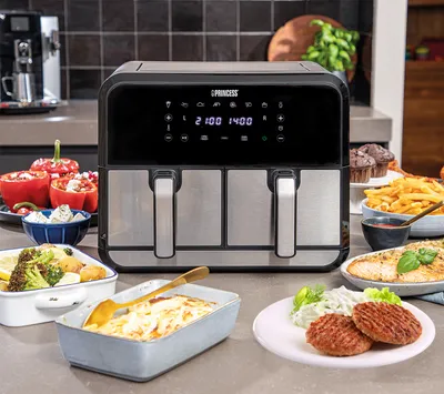 Immagine prodotto di Friggitrice doppia 2X4l 2400W 1802074 Digitale