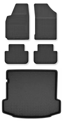 Obrázek produktu pro Vaničkové autokoberce + vana kufru pro: Renault Megane I 1995-2002 sedan 5 ks