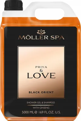 Image de PRIYA PRIJA Shampooing et gel douche au ginseng 2en1 PREMIUM 5L