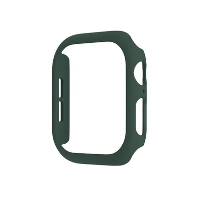 Produktbild von Für Apple Watch Series 11 / 10 42mm Kunststoff Schutz Hülle Case Gehäuse Design Dunkelgrün