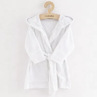 Obrázek produktu pro Dětský froté župan New Baby white, vel. 92/98