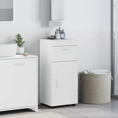 Immagine prodotto di Maison Exclusive - Set di mobili da bagno TULUM, bianco, 37 x 31,5 x 82 cm