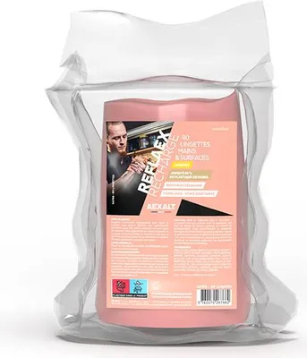 Image de Recharge pour les lingettes dégraissantes REFLAEX - mains et surfaces - AEXALT - SA766