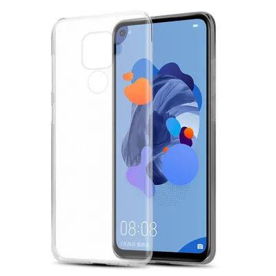 Immagine prodotto di Cadorabo cover per Huawei MATE 30 LITE cover protettiva in trasparente cover protettiva TPU silicone cover custodia