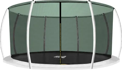 Produktbild von Aga Sicherheitsnetz für Trampolin 366 cm für 8 Stangen Dunkelgrün Innennetz mit Kreis