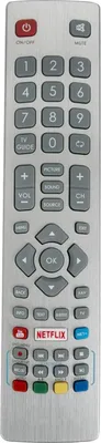 Produktbild von Náhradný diaľkový ovládač pre televízor Sharp Aquos s 3D tlačidlom na uchopenie LC-49CFG6241E LC-49CFG6242E LC-49CFG6352E