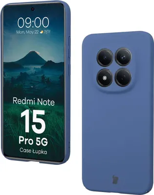 Produktbild von Handyhülle für Xiaomi Redmi Note 15 Pro 5G, Bizon Case Lupka, Blau