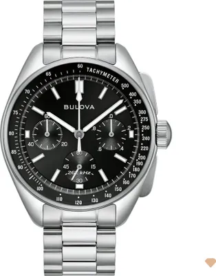 Produktbild von Bulova 96K111 Herrenuhr Chronograph Lunar Pilot mit 2 Bändern
