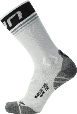 Produktbild von UYN Runner's One Mid Laufsocken Herren white/black 45-47