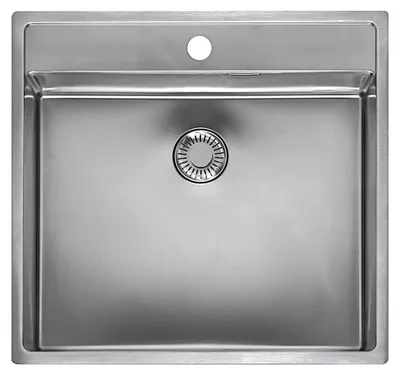 Produktbild von Edelstahlspüle NEW YORK 50X40 (L) Tapwing Comfort ab Schrankbreite 60 cm/Flächenbündig/Flacheinbau