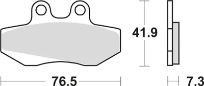 Produktbild von TRW Bremsbelag Typ Organisch Standard mit ABE, Bremsbelag MCB 629" Satz"