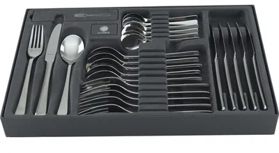 Produktbild von Solex Karina Besteckset 24 teilig für 6 Personen in Besteckbox