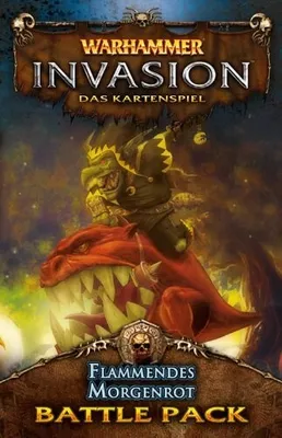 Produktbild von Asmodee FFGD2115 - Warhammer Invasion - Flammendes Morgenrot, Battle Pack, Erweiterung 4015566011403
