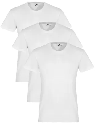 Zdjęcie produktu dla T-shirt męskie Lower East o krótkim rękawie, okrągły dekolt, rozmiar 3WXXL