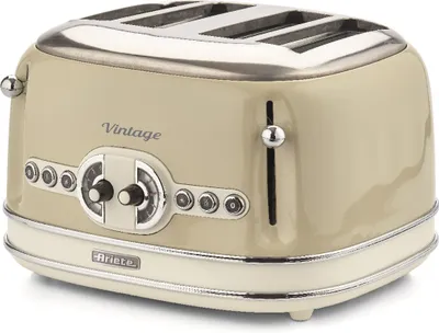 Produktbild von Ariete Vintage 4-Schlitz-Toaster creme