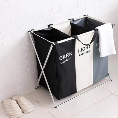 Produktbild von Wassortierer 3-fach, wasserdicht, einklappbar, 3 Fächer