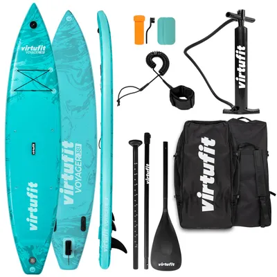 Produktbild von VirtuFit Voyager 381 SUP-Board Türkis mit Zubehör