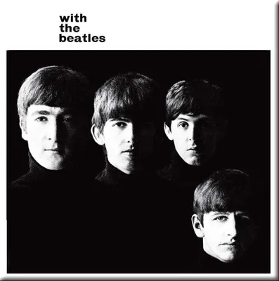 Obrázek produktu pro The Beatles - Magnet na ledničku "With The Beatles" RO8542 (Jedna velikost) (Černá/bílá)