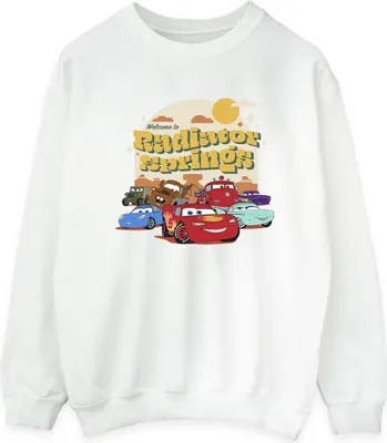 Produktbild von Disney - "Cars Radiator Springs" Sweatshirt für Damen BI12009 (L) (Weiß)