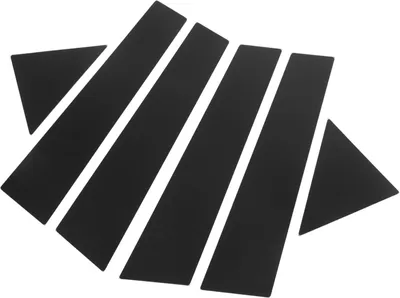 Immagine prodotto di 6pcs auto finestra pilastro post coprire lucido nero specchio decorazione sostituzione per Chrysler 300c 2005-2010