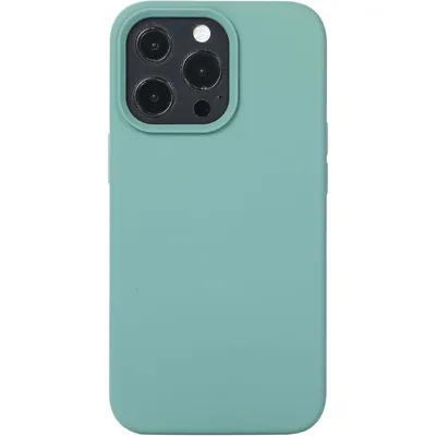 Produktbild von Mobigear Rubber Touch iPhone 14 Pro Silikon Hülle Backcover - Grün