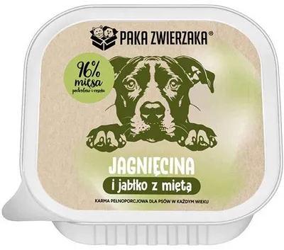 Zdjęcie produktu dla Karma dla psa Paka Zwierzaka jagnięcina jabłko 150 g