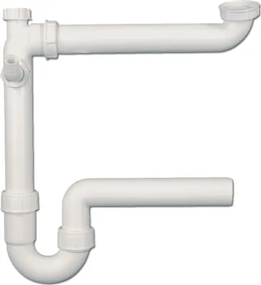 Produktbild von Siphon 1 1/2"x50mm weiß