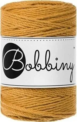 Zdjęcie produktu dla Bobbiny 3PLY Macramé Rope 1,5 mm 100 m Mustard Sznurek