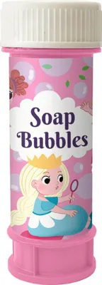 Obrázek produktu pro Sada mýdlových bublin pro děti Princess, tekutá 60 ml, 300229