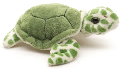 Produktbild von Uni-Toys - Meeresschildkröte Plushie - 16 cm (Länge) - Plüsch-Schildkröte - Plüschtier, Kuscheltier