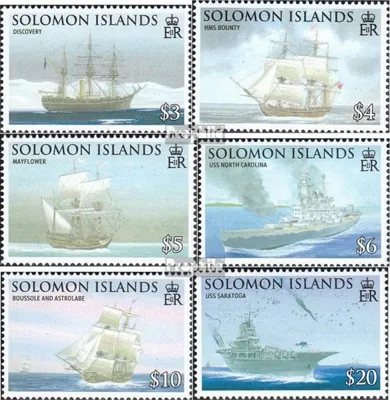 Produktbild von Briefmarken Salomoninseln 2009 Mi 1391-1396 (kompl.Ausg.) postfrisch Geschichte der Seefahrt