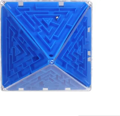 Image de 3D Labyrinth Cube Educational Toy, style : Octahedron - Bleu